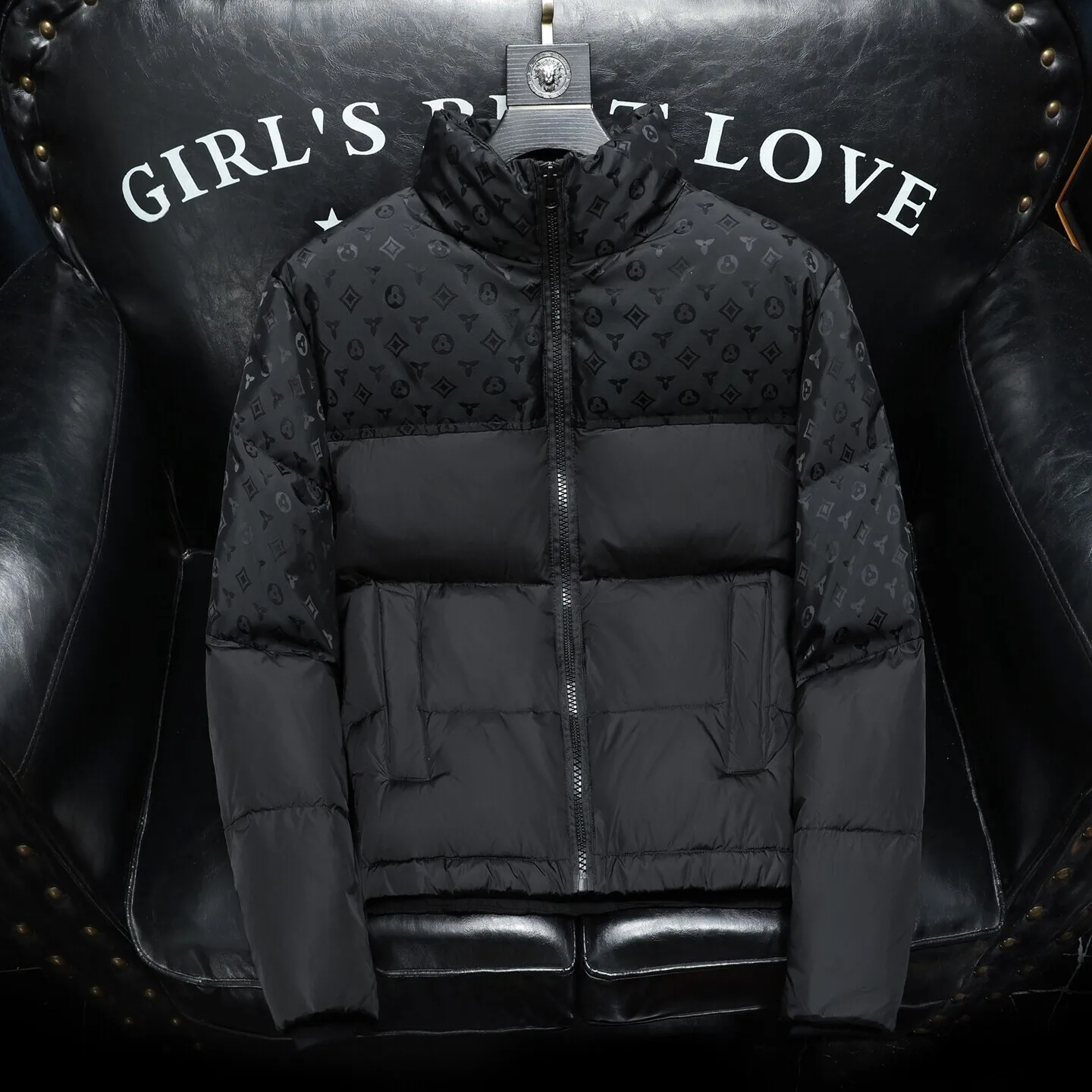 

Мужская утепленная куртка-пуховик 2025 года: зимняя, модная, городская, повседневная, с 90% белым утиным пухом, вышивкой, легкая, люксовая