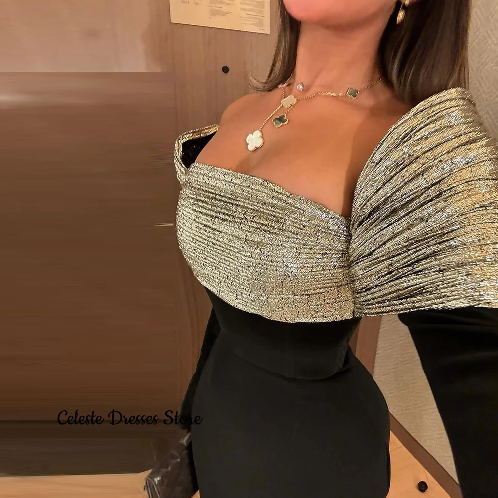 Customized Mermaid Evening Dresses Exquisite Long Sleeves Off the Shoulder Homecoming Dresses Luxury Special Occasion Gowns image 6