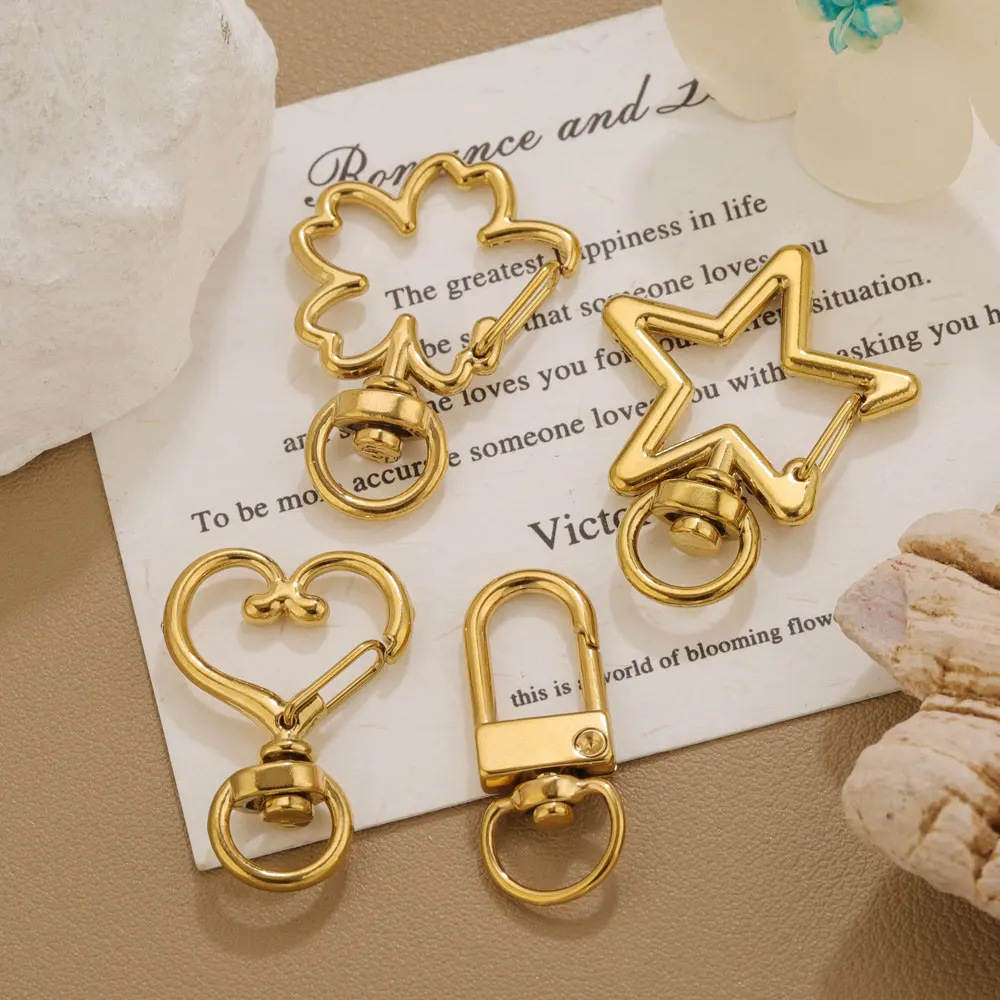 2 Stück Edelstahl-Drehkarabinerhaken, Schlüsselanhänger-Verschlüsse für Schmuck, Taschen, Schlüsselanhänger, Hängeverbinder, Hundekettenschnallen, Zubehör – Detail 6