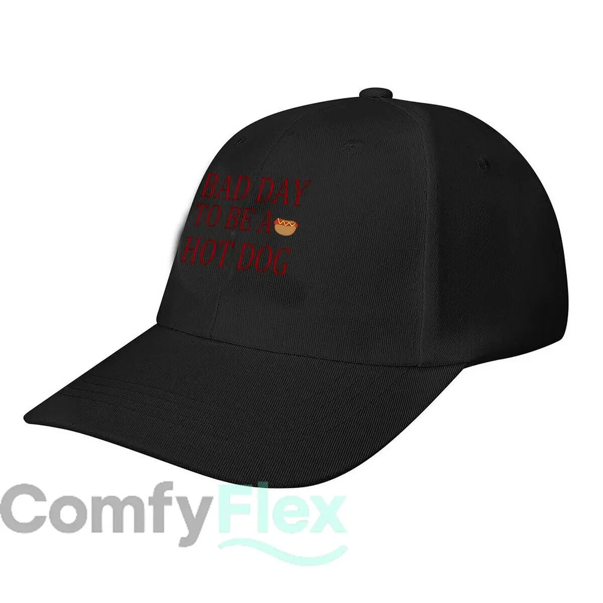 Bad Day To Be A Hot Dog Funny Decor Sign Baseball Cap Fashion Men Sunhat Women's Outdoor Sports Snapback Cap