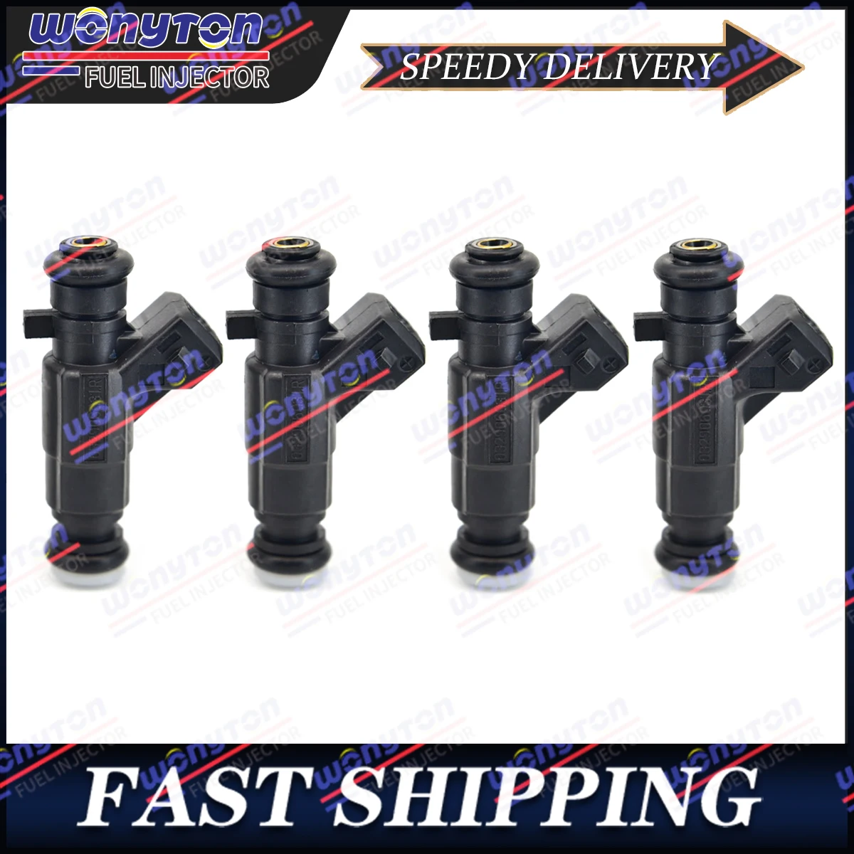 4x Fuel Injectors 0280156403 For VW Golf Polo Fox Voyage Flex 1.6L 032906031R