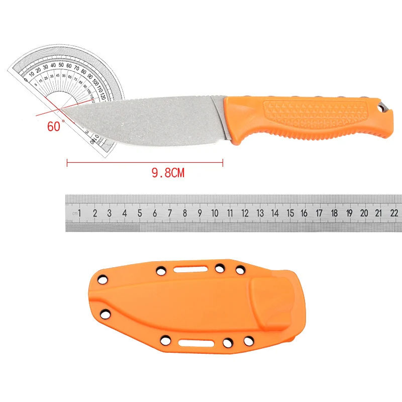 Outdoor straight knife Handmade  Steel Hunting Knife G10 Handle Camping Survival Knife Fixed Blade Tactical Knife