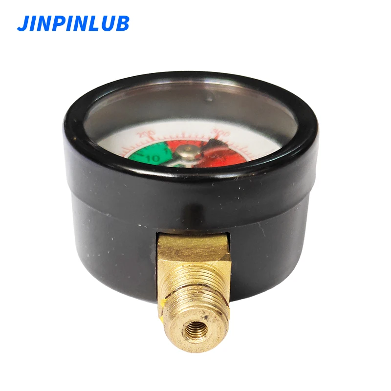 JINPINLUB 500psi 35 bar dry piezometer Dial Plate vertical Pressure Gauge For Centralized Lubricating Pump
