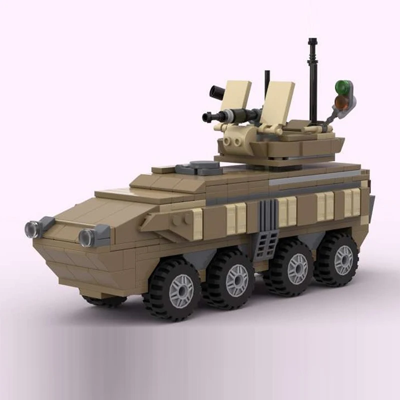 المشاة القتال نموذج مركبة MOC قوالب بناء معدات الحرب وحدات التكنولوجيا الهدايا عطلة تجميع ألعاب أطفال البدلة