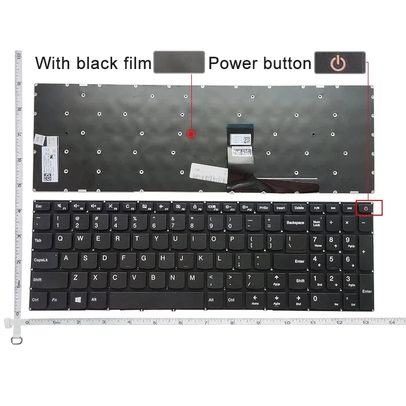 Клавиатура США/SP/RU для Lenovo 110-15ISK 110-17ACL 110-17IKB 110-17ISK 310-15 510S-15ISK 510s-15ise 510S-15ikb 510-15 510-15ISK