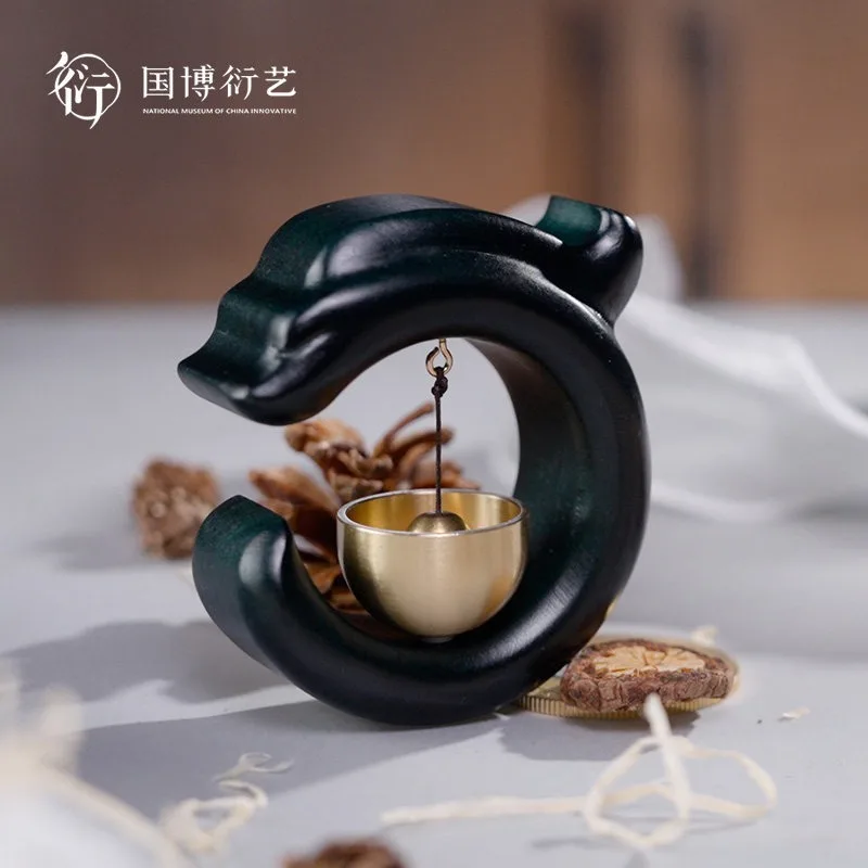 Chinese National Museum Jade Dragon Gate Bell Fridge Magnet Magnetic Three Dimensional Cute Housewarming Present Close Friends