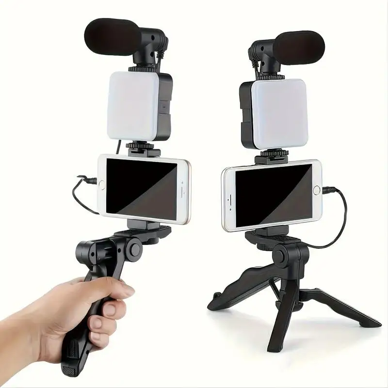 

ProMaster Smartphone Video Rig Kit - Handheld Gimbals & Stabilizers for Smooth Footage - LED Light, Handheld Phone Gimbal Stabil