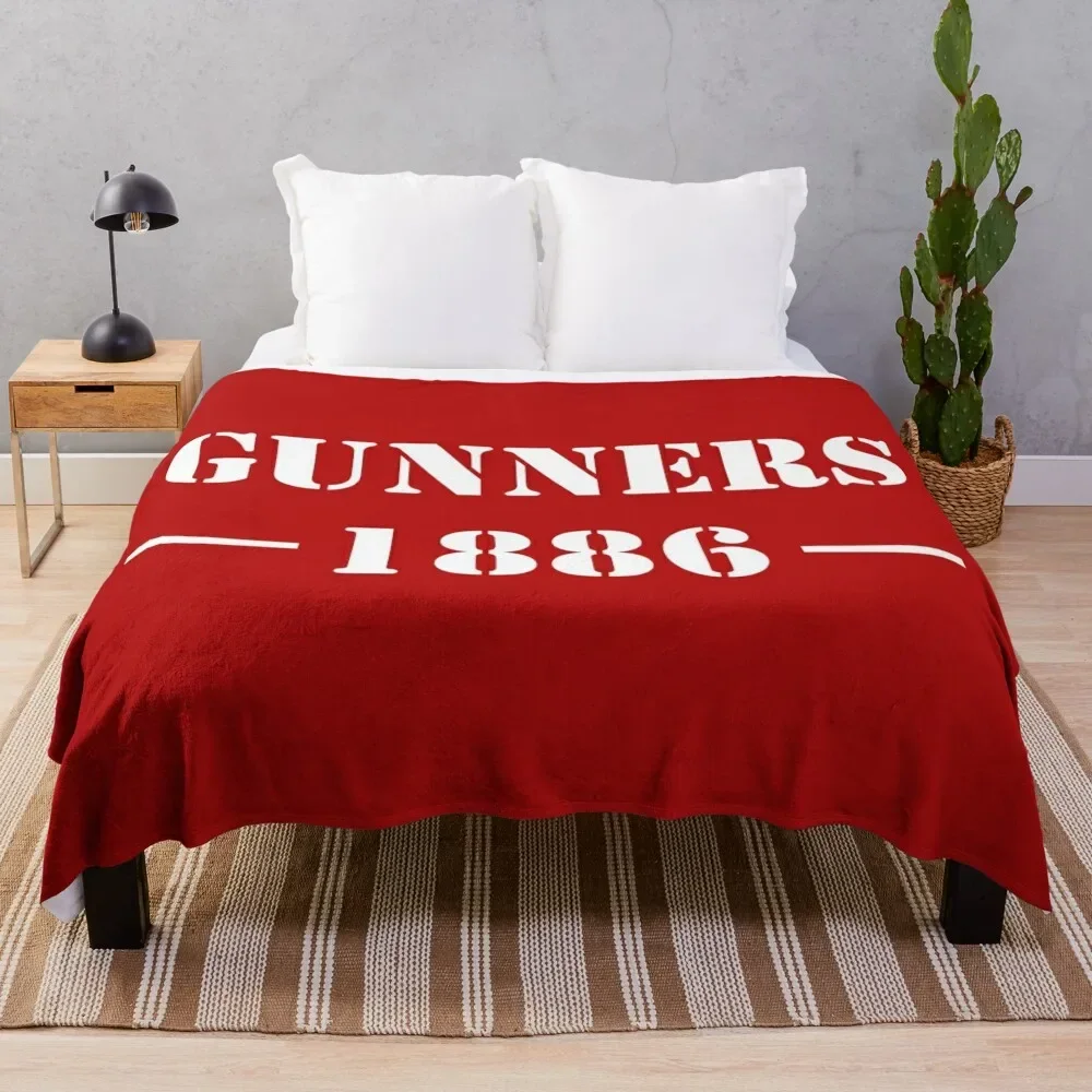 003# The Gunners Throw Blanket Softest For Baby Soft Beds Blankets