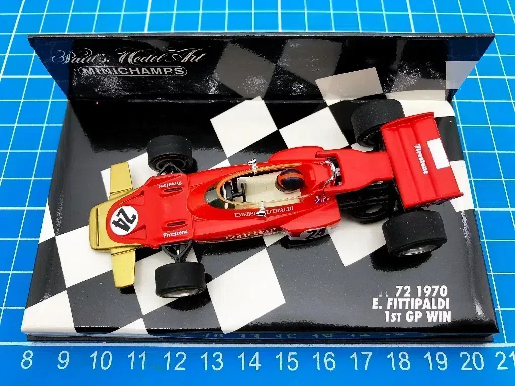 

Minichamps 1:43 F1 72 1970 Fittipaldi моделирование ограниченная серия смола металл статическая модель автомобиля игрушка в подарок