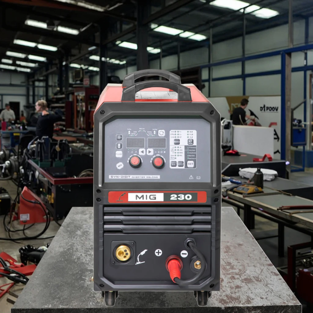 

New High-Efficiency Stainless Steel MIG-230 Inverter Welder 220V 7.6KVA Gasless Portable Short-Circuit Transmission Technology