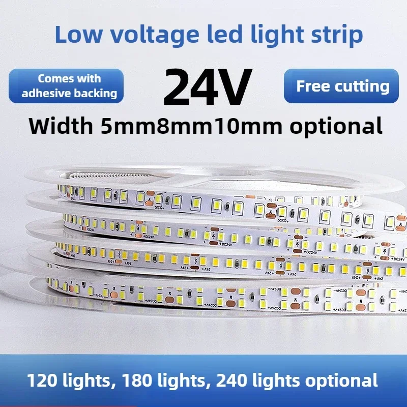 

24V Low Voltage Led Light with Strip Ceiling Line Light Household Decoration Project Highlight Self-adhesive Ambient Lights