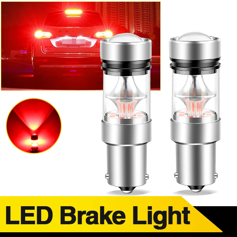 2PCS P21W BA15S Led…