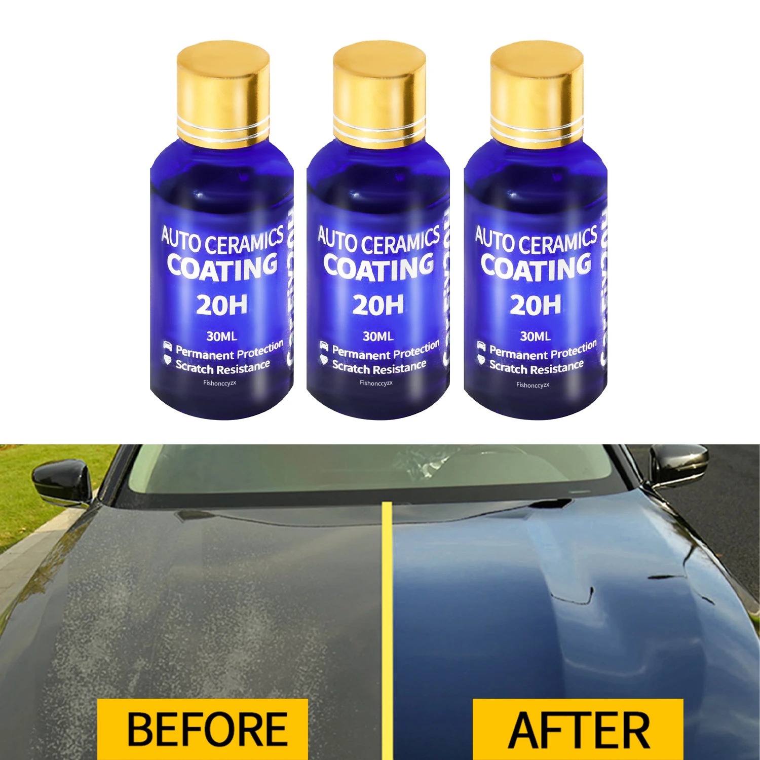 3PCS Cera de Polimento com Rev - Car Wax Ceramic Coating avaliação e preço