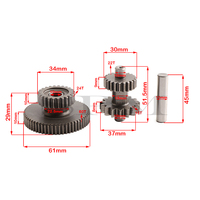 Motorcycle Starter Idler Reduction Gear Double teeth For Zongshen CB250 250cc Water-cooled Engine off-road Motor Motocross parts
