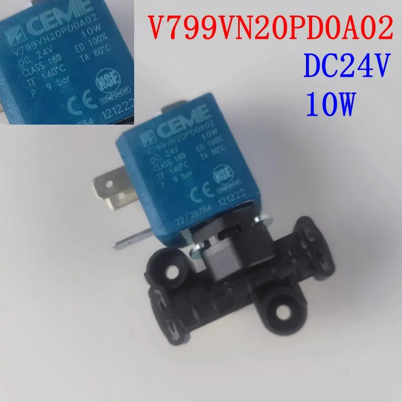 אביזרי קפה dc24v 10w ceme v799vn20pd0a02 שסתום סולנואיד למכונת קפה ep1221 2121 2124 2136 3146