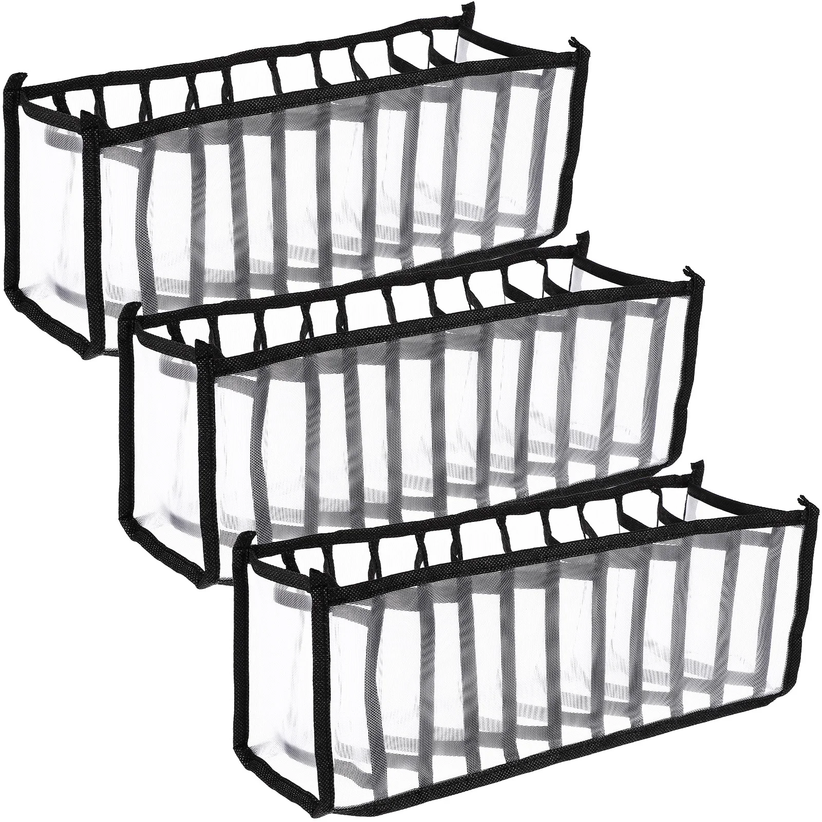 

1Set Underwear Storage Box Ventilated Drawer Organizer for Bras Socks and Underwear Storage Wardrobe Clothes Containers