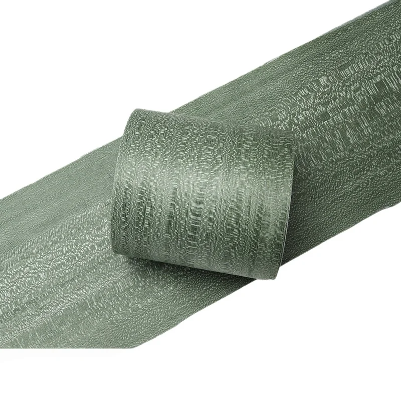 Green Nice Veneer, 0.25mm Thick, Size 250x18cm, Suitable For Reviving Old Furniture And Artistic Inlay(Backing Non-woven Fabric)