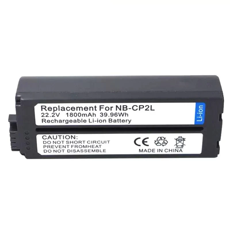 For Canon SELPHY CP1500 CP1300 CP1200 CP910 CP810 NB-CP2L NB-CP2LH NB-CP1L 22.2V 1800mAh Photo Printer Battery