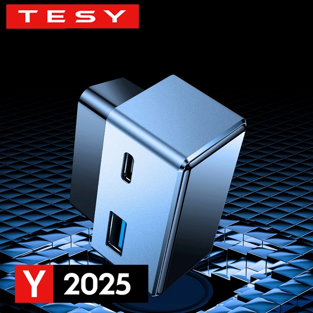 

Адаптер OBD-разветвителя для зарядки с портом USB Type-C для Tesla 2026, 2025, новой модели Y Juniper 2025+ (выпуск)