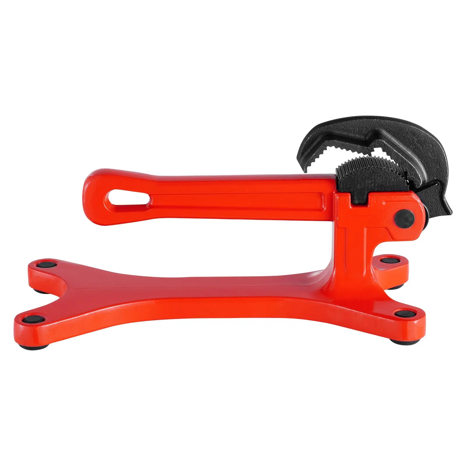 

Portable Aluminum Pipe Vise 1/8" to 1-1/2" Clamping Capacity Lightweight for Onsite Plumbing Installation Repair Maintenance