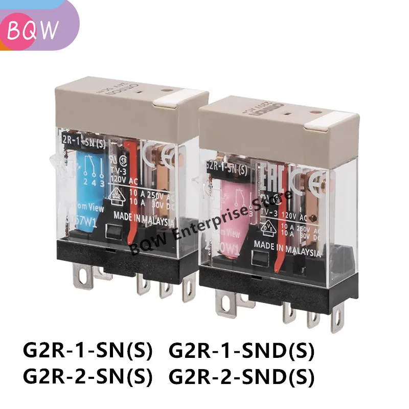 5Pcs New G2R-1-SN(S) 24VDC G2R-2-SN(S)-24VDC G2R-1-SN AC220 G2R-1-SND(S) DC24V AC220V 5PIN 8PIN 24V power relay