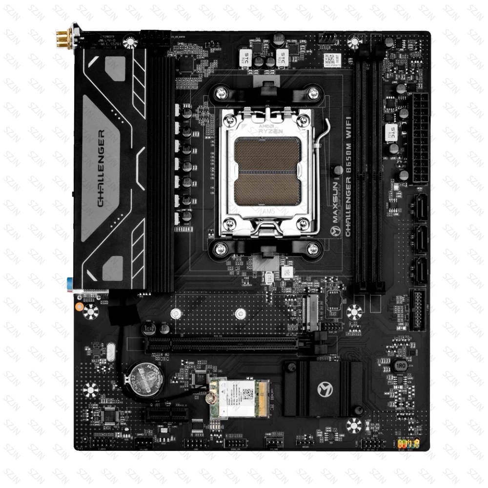 Maxsun B650M Motherboard Set With Ryzen 7000-9000 AM5 Socket Support DDR5 Dual Channel Onboard WIFI RTL8821CE Multiple Option