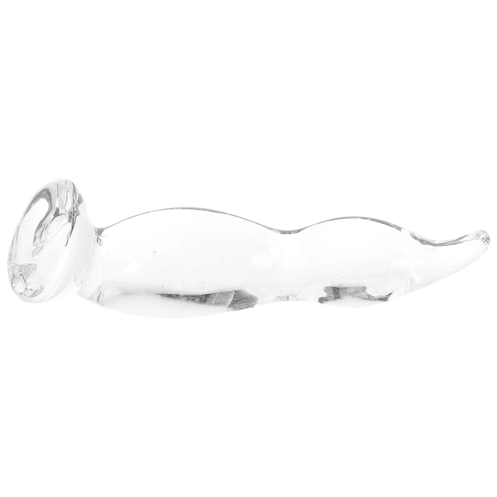 Pen Rack Glass Material Clear Transparent Calligraphy Brush Pen Holder Mountain Shaped Writing Brush Rest Stylish Retro Desktop