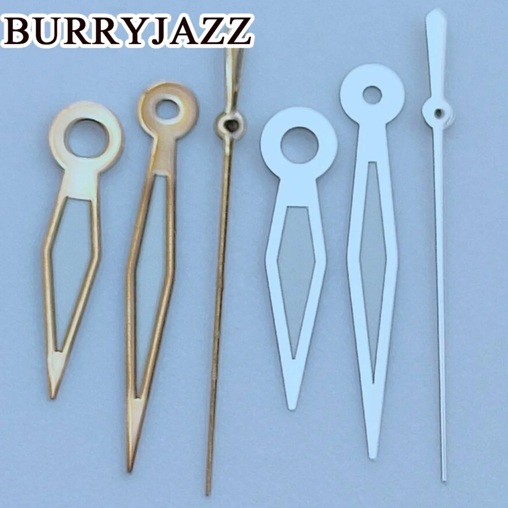 BURRYJAZZ NH35 NH36 NH38 7S26 7S36 4R35 4R36 Watch Hands Silver Rose Gold Hands Green Luminous