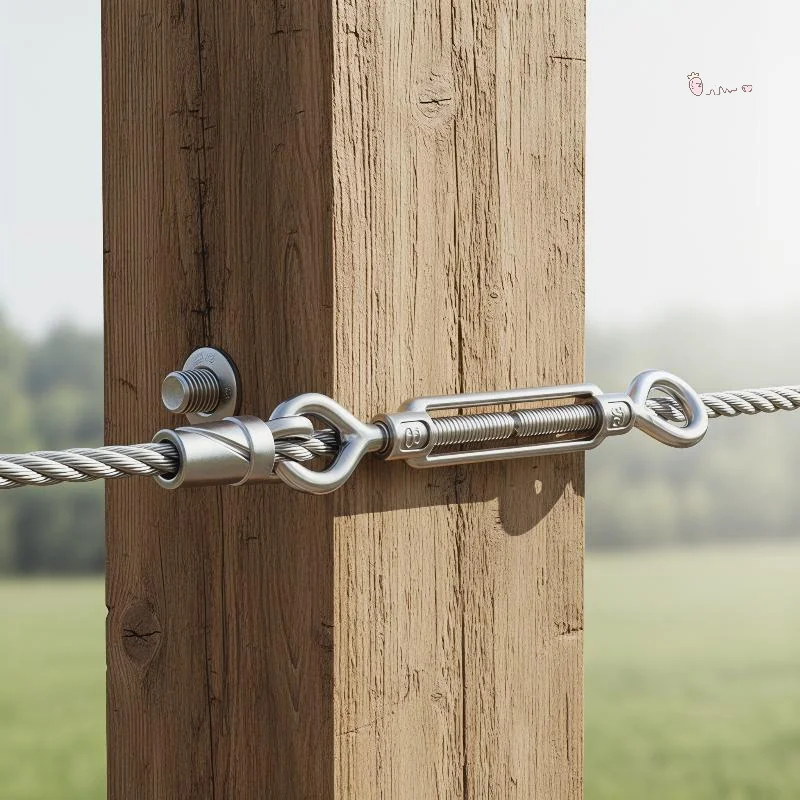 304 Stainless Steel Split Shackle Screw, Turnbuckle Bolt, Wire Rope Tensioner, Cable Tightener, Line Tensioner