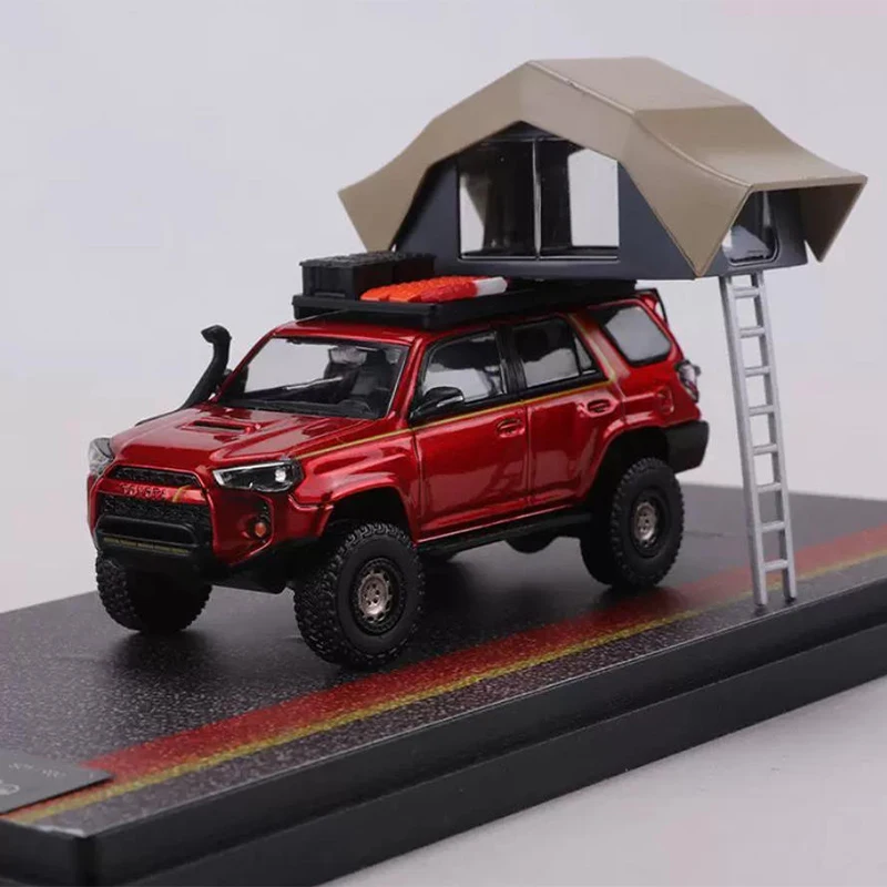1:64 Scale 4Runner Off-road Edition Simulation Alloy Car Model Static Display Collectible Toy Gift Souvenir Decoration