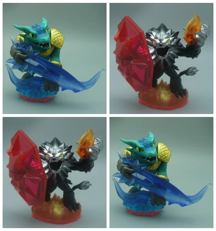 Action Figure PS3 Game Dragon Spyro Dark Tiger Skylanders Trap Trapping Team Toy Decoration Model