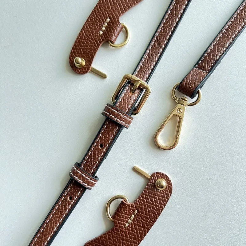 1 مجموعة حزام حقيبة ل Longchamp Mini لكمة خالية جلد طبيعي حزام الكتف مجموعة التحول Crossbody حزام حقيبة الملحقات #4