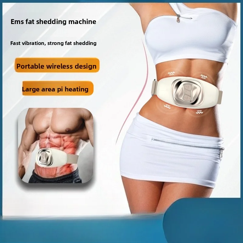 

Беспроводной интеллектуальный массажер для талии с EMS-вибрацией, горячим компрессом и функцией сжигания жира, пояс для коррекции фигуры