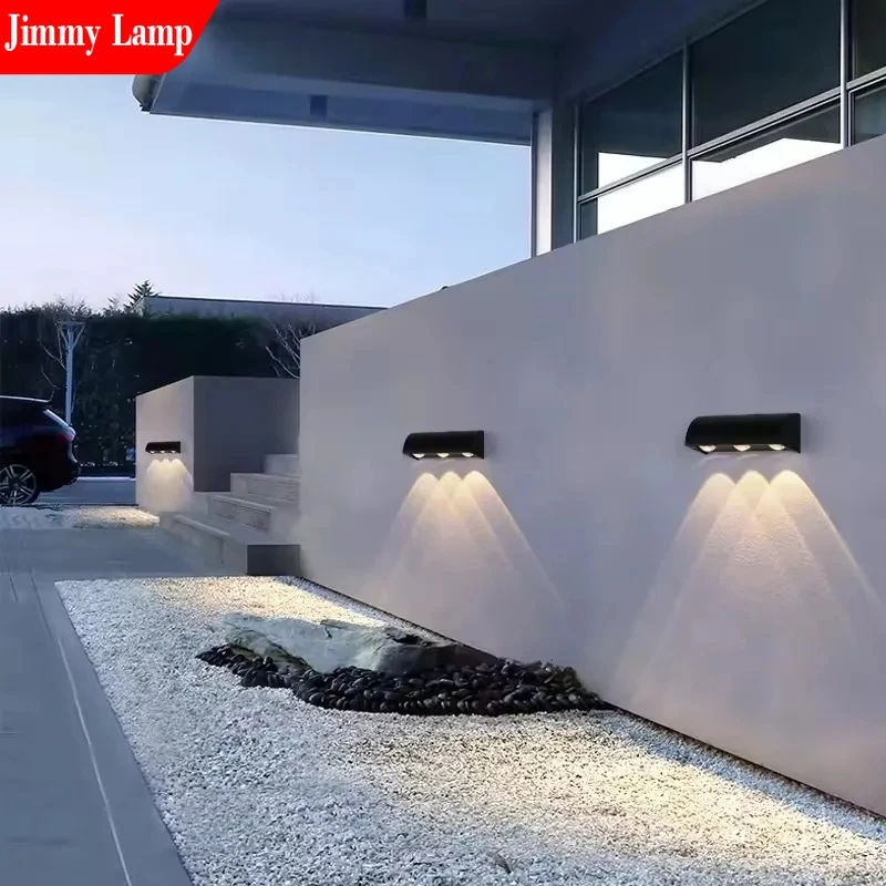 

Modern IP65 Waterproof 3W 220V LED Wall Lamp for Outdoor Courtyard Porch Balcony Garden Bathroom Lighting Decoration