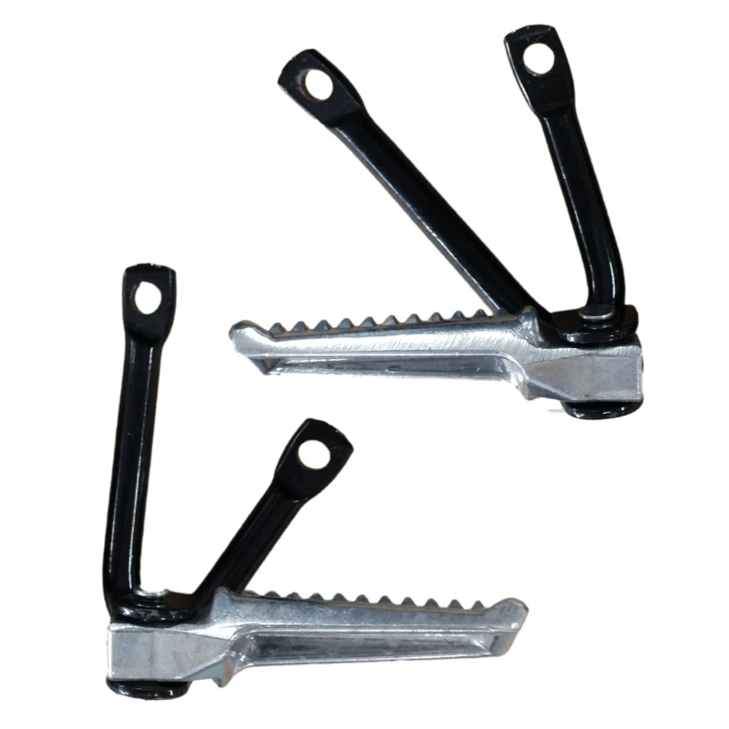 Motorcycle Foot Pegs Skidproof Foot Rest Highway Footpegs Aluminum Alloy Motorcycle Part Folding Rear Pedals 2Pcs