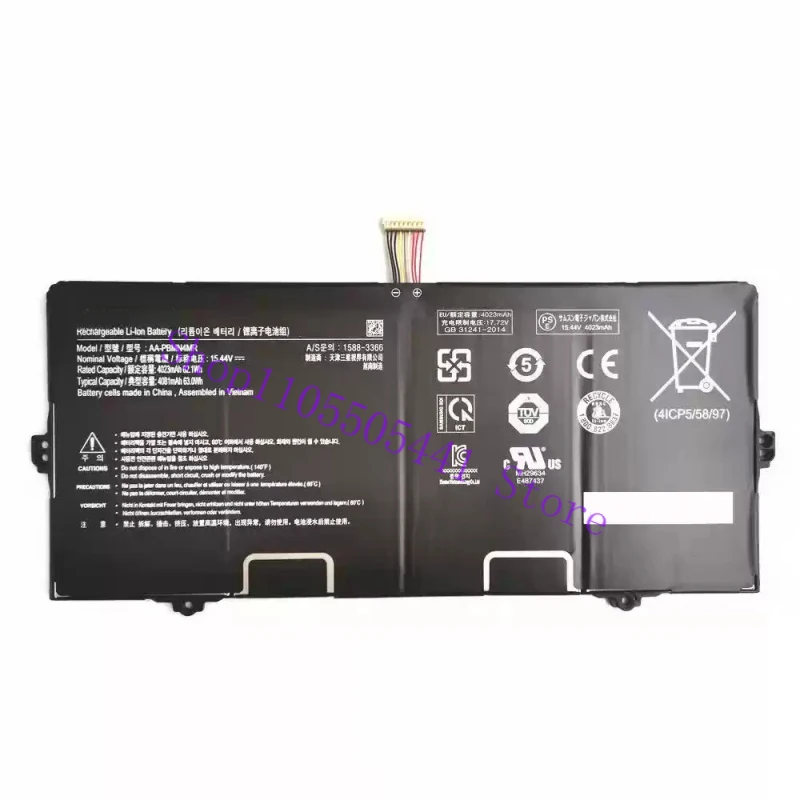 New Laptop Battery AA-PBMN4MR for Samsung Galaxy Book Pro 360 15 NP950XDB NP950QDB NP750QFG Series PBMN4MR 15.44V 63.0Wh