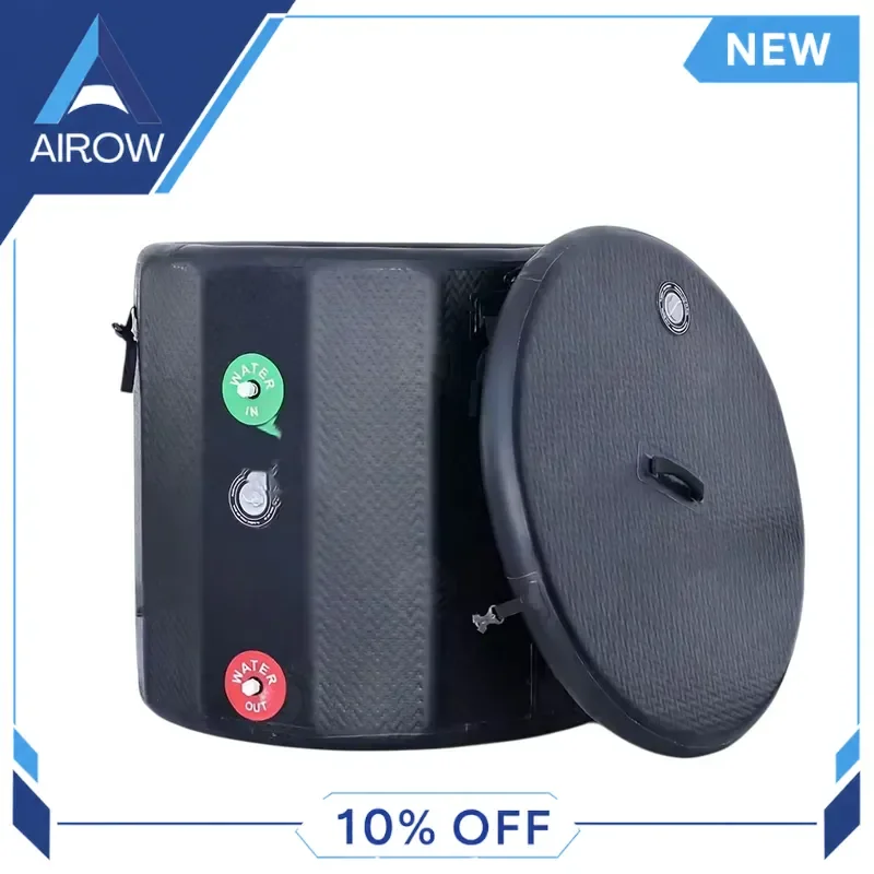 for Inflatable Cold Plunge Tub PVC Ice Bath Pool with Cover Outdoor Fitness Recovery Shower Cleaner Portable Adult Use