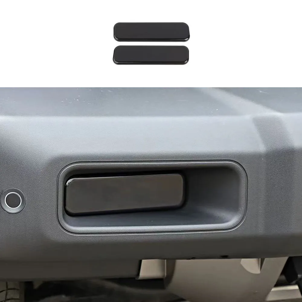 

For BAIC 212 T01 2024 - 2026 Front Bumper Fog Lampshade Modification Smoked Black Transparent Decorative Sticker