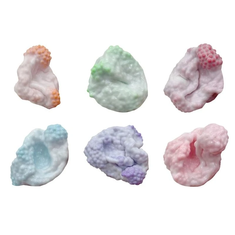 Dunne kneedbaar stressverlichting deeg speelgoed met melkgeur voor volwassen ontspanning knijpen ijs huidstress verlicht