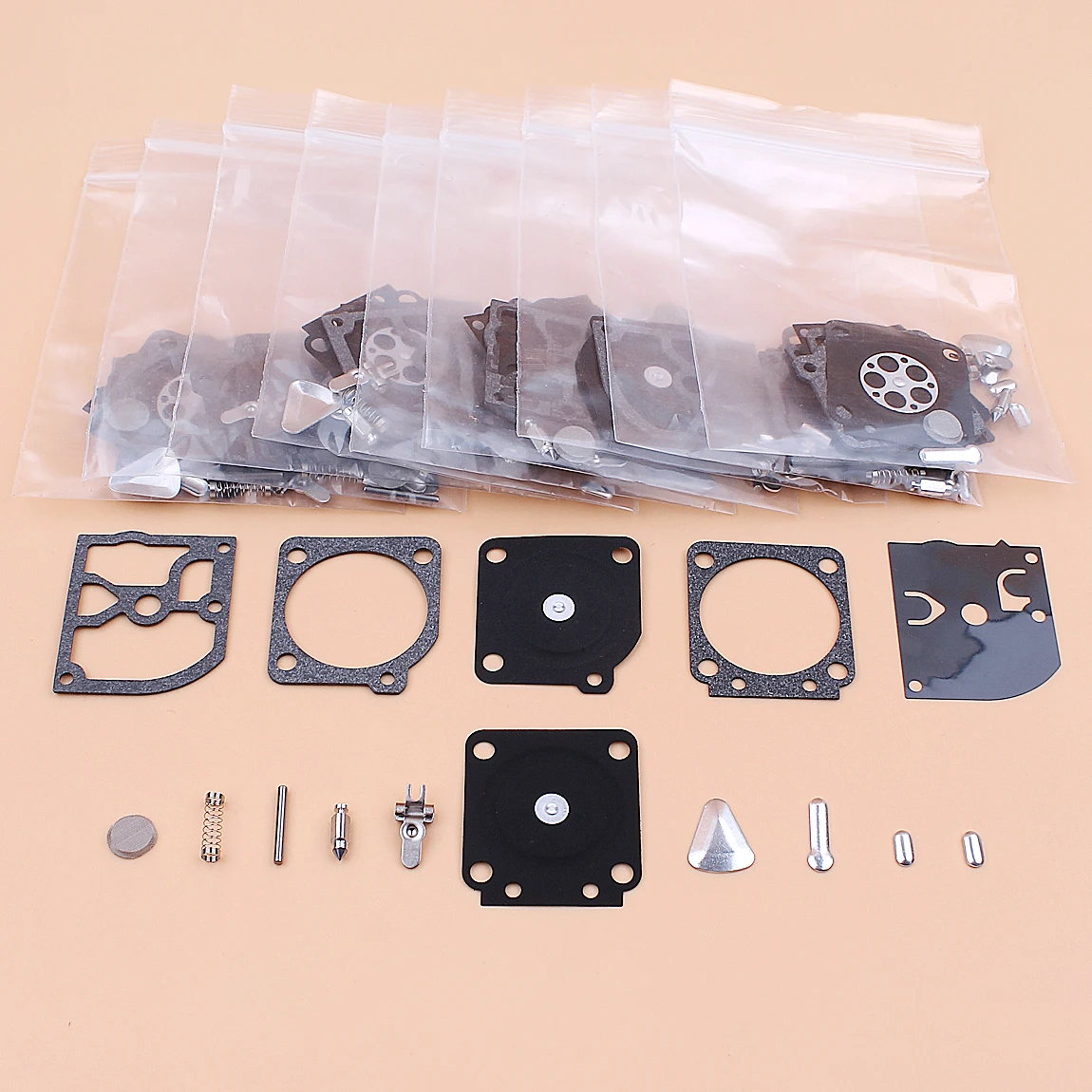 ダイヤフラムキャブレター,stihl 020 020t ms191 ms192t ms200 ms200t ms 200 200t 191 192t,zama RB-69用リビルドキット