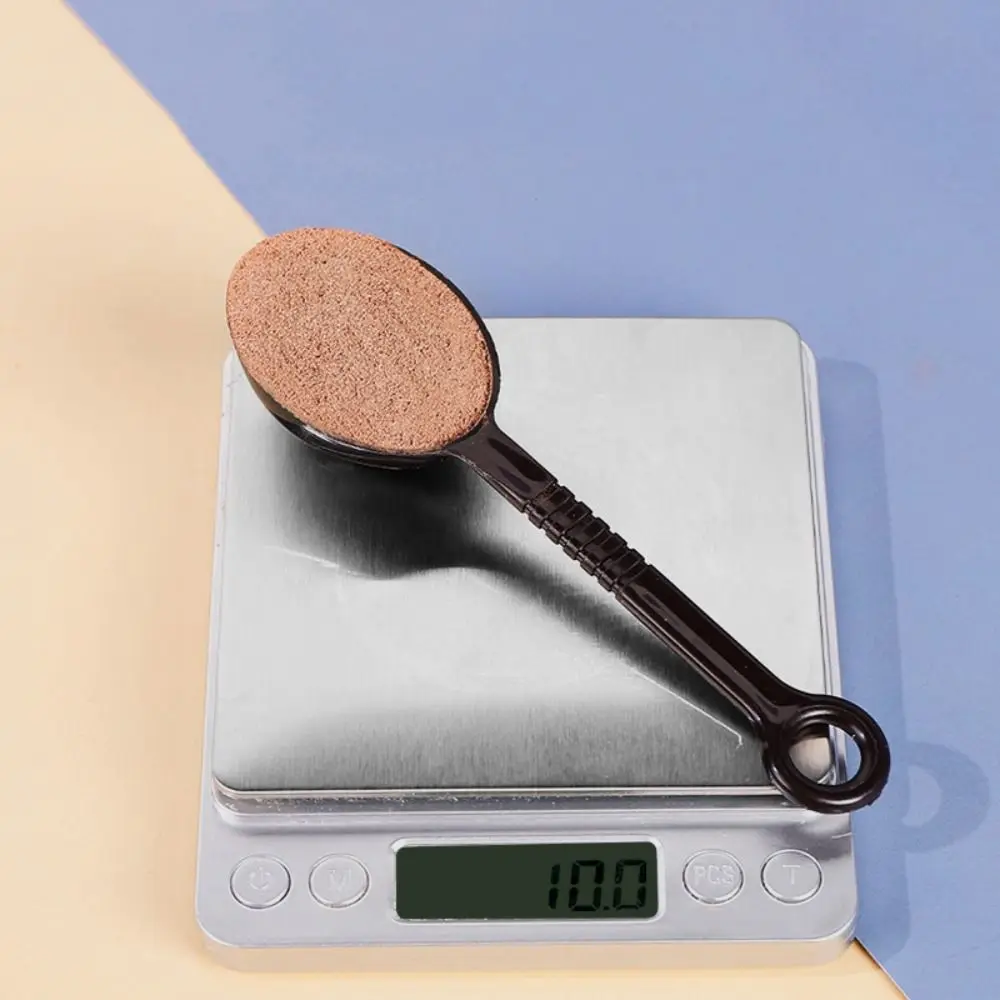 

Multipurpose 10g Measuring Spoon Coffee/Black Non-slip Long Handle Coffee Scoop Plastic Hangable Sugar Scoop Desserts