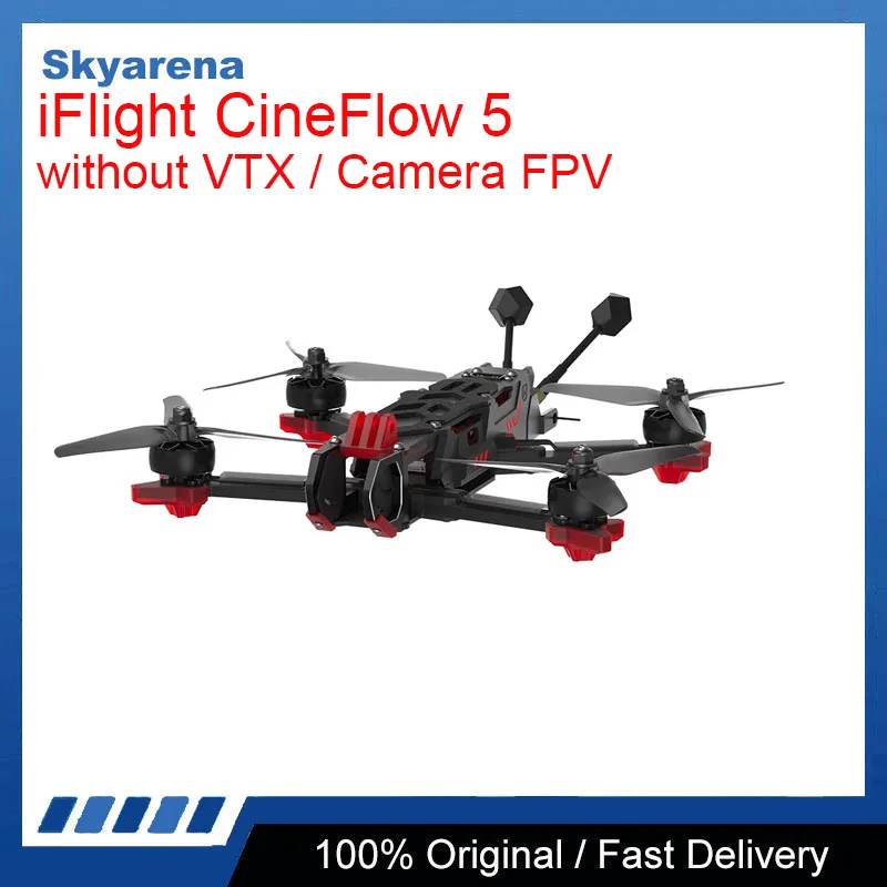 Дрон iFlight CineFlow 5 WTFPV BNF без VTX/камеры для деталей FPV для фристайла