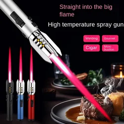 Kitchen Cooking Turbo Torch Jet Gas Lighter High Firepower Windproof Spray Gun Smoking Accessories Jewelry Welding Cigar Lighter