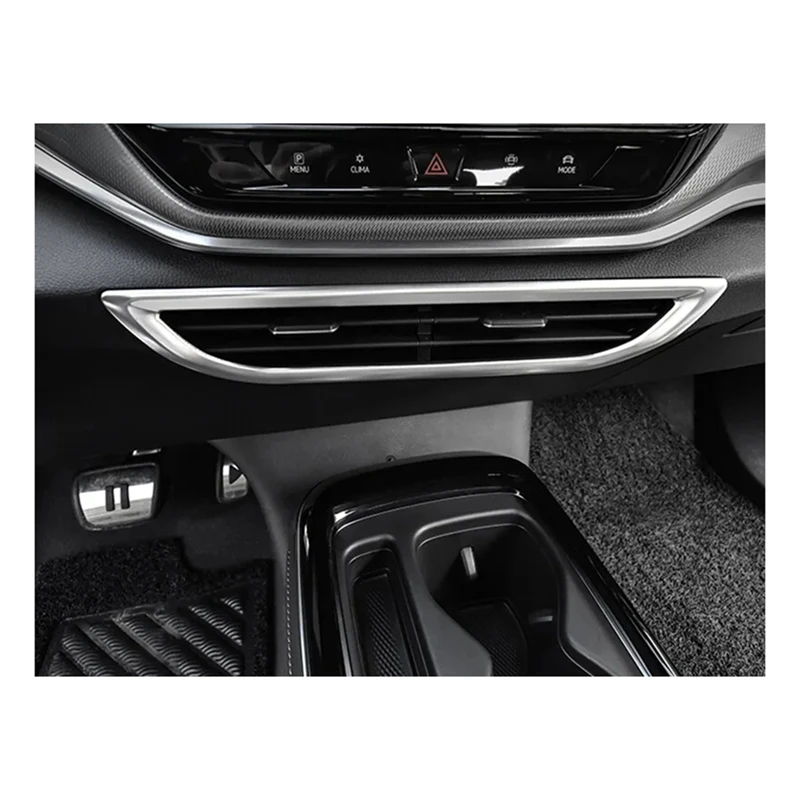 غطاء فتحة تهوية مكيف الهواء بجهاز تحكم مركزي للسيارة ، إطار تشذيب لمنفذ VW ID.4 ID4-من ملحقات استبدال السيارة الداخلية