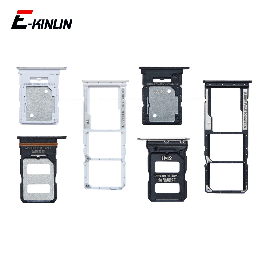 Sim Card Tray Socket Slot Reader Adapter For OPPO Realme Q5 Pro 5G Q3i Q5i Micro SD Card Holder Connector Container Parts