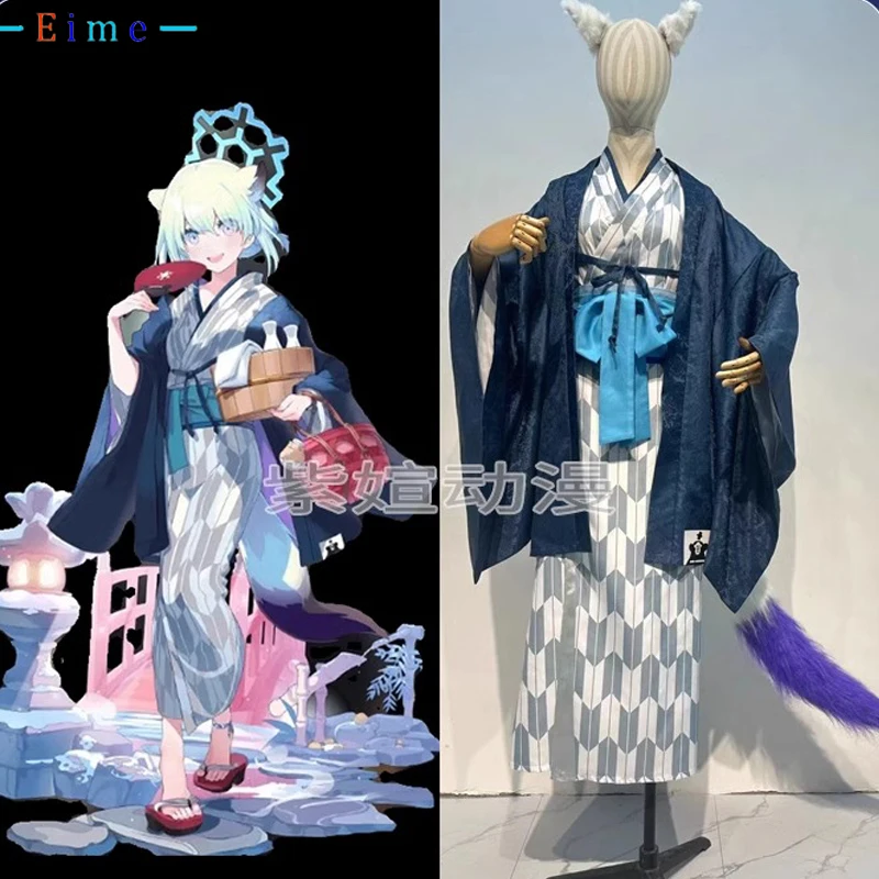 

Game Blue Archive Mayoi Shigure Cosplay Costume Fancy Kimono Suit Party Clothing Halloween Carnival Uniforms Custom Made