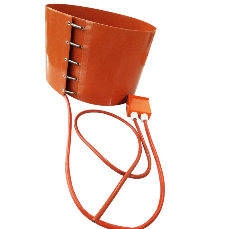 Electric induction heater for oil drum Full size high efficiency core heating element Flexible silicone rubber live wire bearing