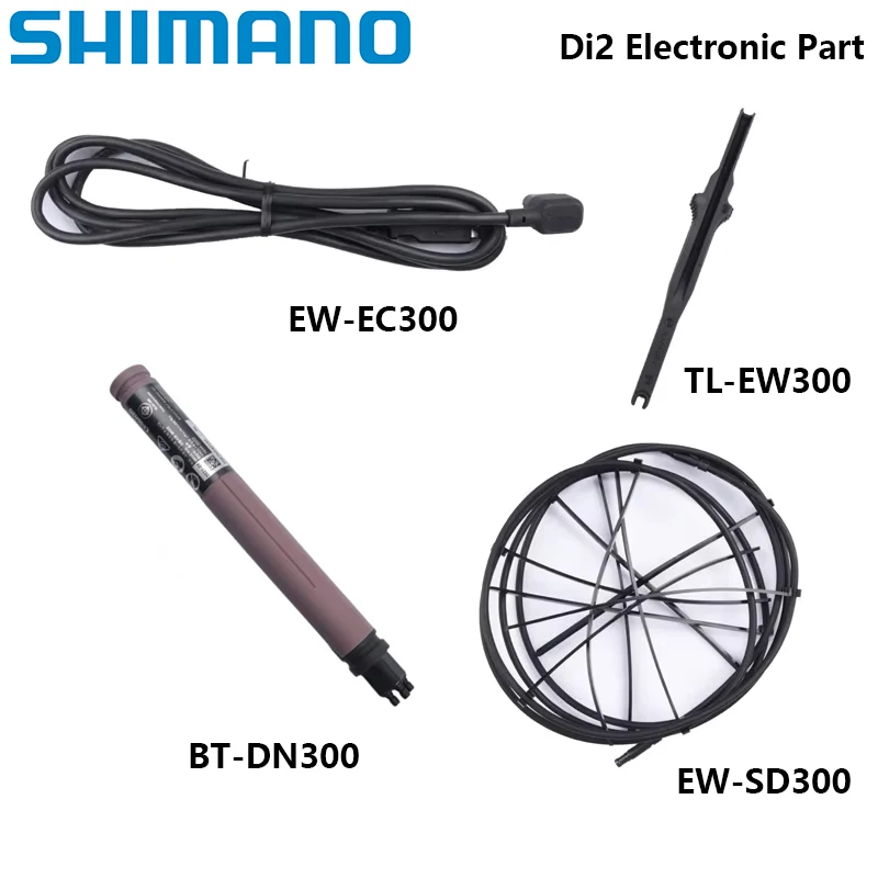 Shimano Di2 Electronic Part EC300 Charging Cable Battery DN300 New SD300 Wire EW-SD300 TL-EW300 Black Ultegra Dura Ace Road Bike