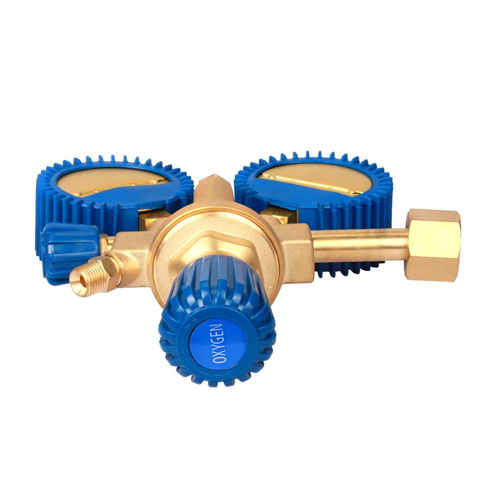 Argon Oxygen O2 Acetylene Pressure Reducing Valve Regulator Reducer, Flow Meter Pressure Gauge Gas