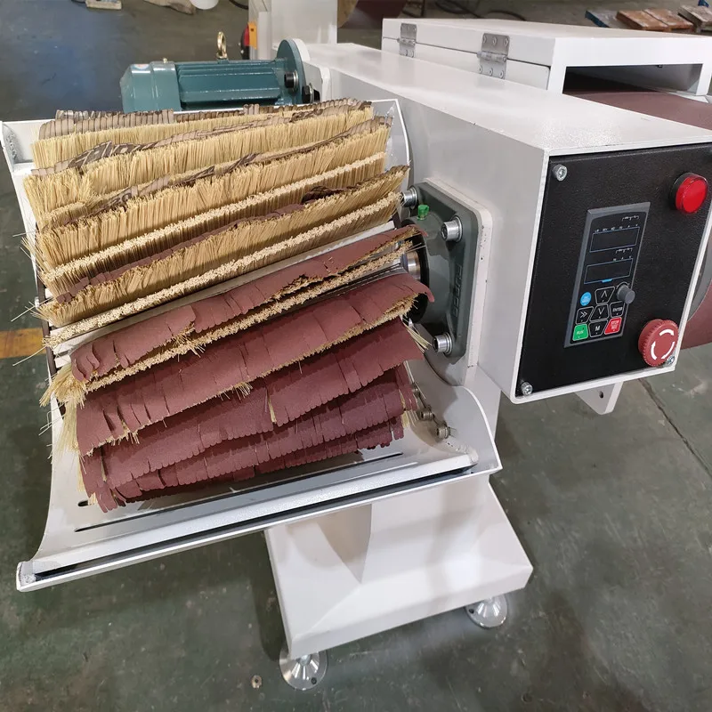 Belino Manual Wood Brush Sanding Profile Sander Machine for Chair Leg and Kitchen Chop